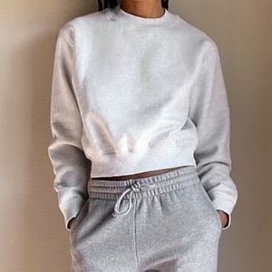 TNA cozy AF crop sweater size S